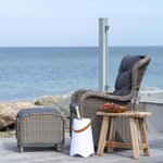 Tabouret en teck BARCELONA 50 cm