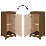 vidaXL Buffet marron miel 40x35x80 cm bois massif de pin