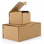 Boîte postale carton montage manuel 20x14x7 5 cm – (100 unités) – Bulteau Systems