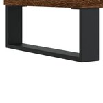 vidaXL Table basse chêne marron 50x46x35 cm bois d'ingénierie