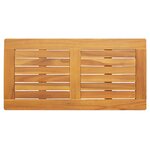 vidaXL Plateau de Table 80x40x2 2 cm en Bois Massif d'Acacia