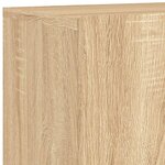 vidaXL Meuble TV mural chêne sonoma 80x30x41 cm
