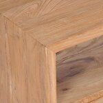 vidaXL Meuble TV 90x30x40 cm bois de teck solide