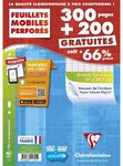 Feuillets Mobiles 21x29,7cm 500p 90g Séyès sous Etui cartonné CLAIREFONTAINE