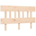 vidaXL Cadre de lit sans matelas bois massif