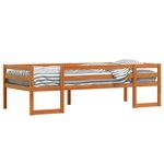 vidaXL Cadre de lit pour enfants sans matelas cire marron 80x200 cm