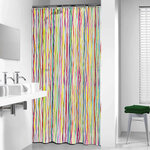 Sealskin Rideau de douche Rigato 180x200 cm Multicolore