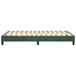 vidaXL Cadre de lit sans matelas vert foncé 120x200 cm velours