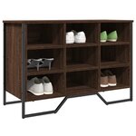 vidaXL Armoire à chaussures chêne marron 90x38x61 5 cm bois ingénierie