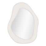 Miroir organique blanc 46 5 x 61 cm