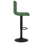 vidaXL Tabouret de bar Vert foncé Velours