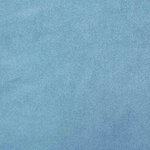 vidaXL Tabouret rond Bleu clair Velours