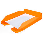 Q-connect corbeille à courrier empilable - PP documents - A4+ - Orange