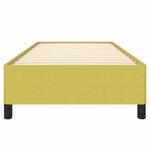 vidaXL Cadre de lit sans matelas vert 80x200 cm tissu