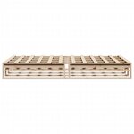 vidaXL Cadre de lit sans matelas 160x200 cm bois massif de pin