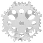 vidaXL Casier à vin argent 15.4x5.5x15.4 pouces Aluminium