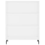 vidaXL Armoire à étagères blanc 69 5x32 5x90 cm bois d'ingénierie