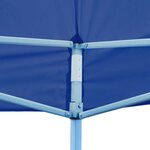 vidaXL Tente de réception pliable bleue 3 x 6 m