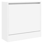 vidaXL Armoire à chaussures blanc 60x21x57 cm bois d'ingénierie