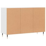vidaXL Buffet blanc 103 5x35x70 cm bois d'ingénierie