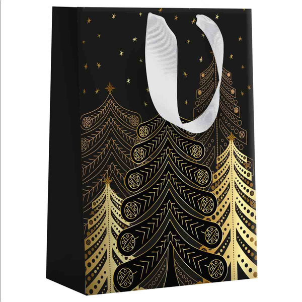 Sac Cadeau Sapins - Grand Format - Draeger paris