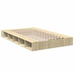 vidaXL Cadre de lit sans matelas chêne sonoma 120x200 cm