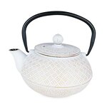 Théière en fonte Tamayuki blanche - 800 ml