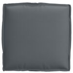 vidaXL Coussins de Palette pour Siège 4 Pièces Anthracite 40x40x8 cm Tissu Oxford