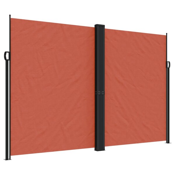 vidaXL Auvent latéral rétractable terre cuite 220x1000 cm