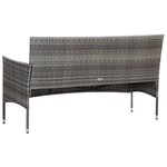 Salon de jardin meuble d'extérieur ensemble de mobilier 5 pièces avec coussins résine tressée gris 02_0016444