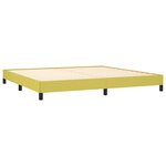 vidaXL Cadre de lit sans matelas vert 200x200 cm tissu