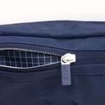 Trousse rectangulaire 2 fermetures éclair série 1918 Bleu marine
