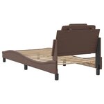 vidaXL Cadre de lit sans matelas marron 80x200 cm similicuir