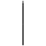 vidaXL Tête de lit métal noir 180 cm