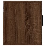 vidaXL Meuble TV mural Chêne marron 40x34 5x40 cm