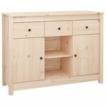 vidaXL Buffet 100x35x74 5 cm Bois massif de pin
