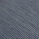 vidaXL Tapis à tissage plat d'extérieur 80x250 cm Bleu