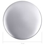 vidaXL Pièces de boutons à épingle 500 ensembles 37 mm