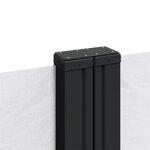 vidaXL Auvent latéral rétractable blanc 120x1200 cm
