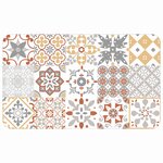 Tapis Rectangle 45x75 cm Mousse Salou Orange