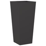 vidaXL Jardinière noir 35x35x75 cm acier