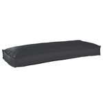 vidaXL Coussin de palette pour banc noir 100x40x8 cm tissu Oxford