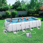 Bestway jeu de piscine avec cadre en acier 549 x 274 x 122 cm 56466