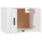 vidaXL Ensemble de meubles TV 4 Pièces Blanc Bois d'ingénierie