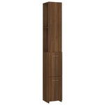 vidaXL Armoire de bain chêne marron 25x26 5x170 cm bois d'ingénierie