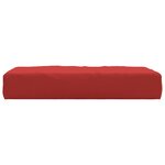 vidaXL Coussin de palette rouge 60x60x8 cm tissu oxford