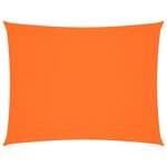 vidaXL Voile de parasol tissu oxford rectangulaire 3x4 5 m orange