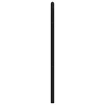 vidaXL Tête de lit métal noir 180 cm