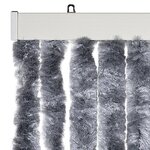 vidaXL Moustiquaire Argenté 100x220 cm Chenille