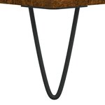 vidaXL Tables de chevet 2 Pièces chêne fumé 40x30x50 cm bois d'ingénierie